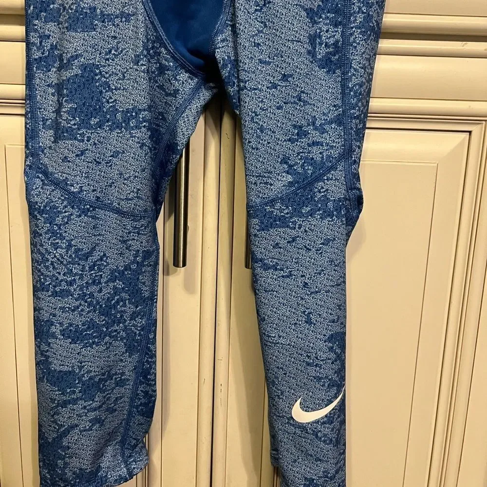 Nike Pro Dri-Fit Youth Blue  Training Pants Youth Size S